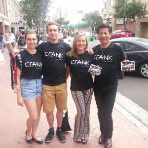 The Crank Crew at Comic Con 2014 Craig Lew, Tina Barnett