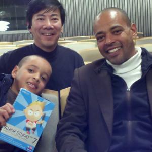 Craig Lew gives away Anime Studio Animation software at the Los Angeles International Childrens Film Festival