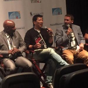 Craig Lew speaking at the A Hitch at the Fairmont panel  New Media Film Festival