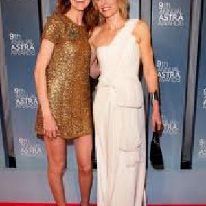 Belinda Bromilow and Claudia Karvan The stars of Spirited Winner of Most Outstanding Drama Astra Awards 2011