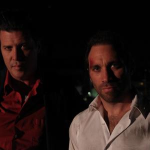 Peter Dobson and Kevin Interdonato in Dirty Dead Con Men