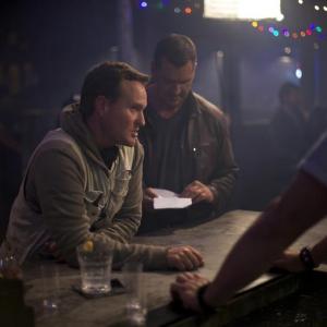 On set of The Outsider with Director Brian A Miller and Craig Fairbrass