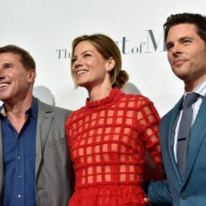 James Marsden Nicholas Sparks and Michelle Monaghan at event of Geriausia ka turiu 2014