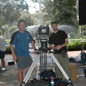 Harry Frith DP & Jason Vernon AC on Ruby Promo shoot Savannah 2008.