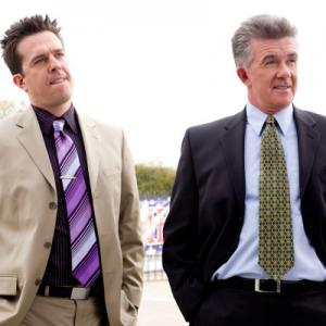 Still of Alan Thicke and Ed Helms in The Goods Live Hard Sell Hard 2009