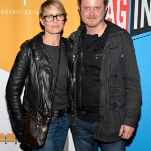 Robin Wright and Beau Willimon