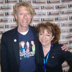 Leon Acord with Robin Shelby at the 2012 LA Web Fest