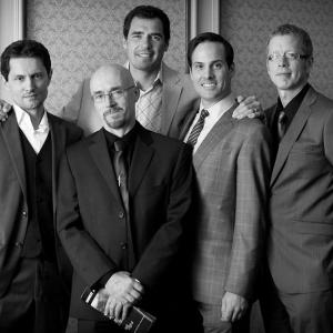 John Emmet Tracy Kirk Jaques Dan Payne Ivan Hayden and Jason Fischer at the 2012 Leo Awards for Divine The Series