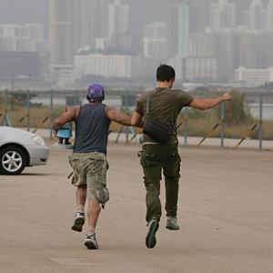 Still of Danny Jimenez and Oswald Mendez in The Amazing Race 2001