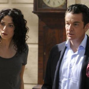 Still of James Marsters and Joanne Kelly in Warehouse 13 (2009)