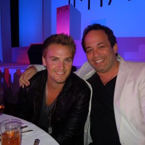 Michael Jay with actor Riley Smith at IMTA Awards Dinner