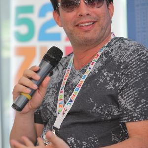 Michael Jay at Zlin Film Festival press conference, Czech Republic, June 2012