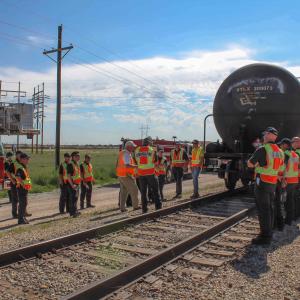 2013 Lubbock TX Fire and regional Hazmat unit safety training West Texas  Lubbock Railway