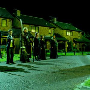 Still of Brendan Gleeson, George Harris, Daniel Radcliffe and Natalia Tena in Haris Poteris ir Fenikso brolija (2007)