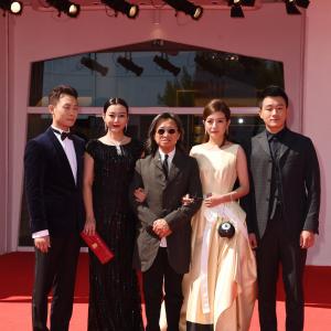 Peter Chan, Wei Zhao, Lei Hao and Yi Zhang at event of Qin ai de (2014)