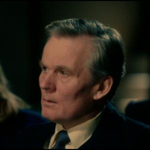 Geoffrey Kirkness as Lord Reeves with Romola Garai The Hour 2012