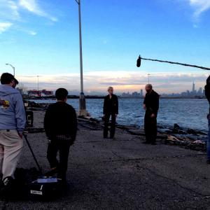 THE SPACESHIP | Filming on the Stapleton Waterfront with the Lower Manhattan Skyline in the backdrop | Spring 2013.