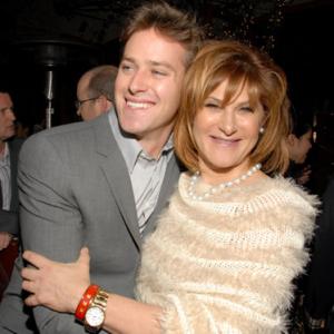 Amy Pascal and Armie Hammer at event of The Social Network 2010