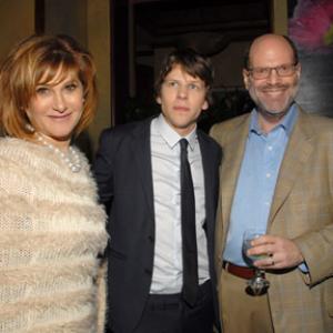 Jesse Eisenberg Scott Rudin and Amy Pascal at event of The Social Network 2010