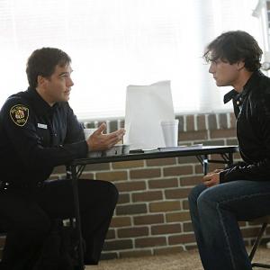 Still of Michael Weatherly and Augustus Prew in NCIS Naval Criminal Investigative Service 2003