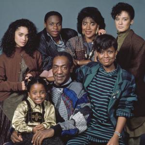 Still of Lisa Bonet, Bill Cosby, Tempestt Bledsoe, Sabrina Le Beauf, Keshia Knight Pulliam, Phylicia Rashad and Malcolm-Jamal Warner in The Cosby Show (1984)