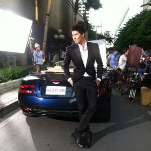 Lewis Tan on location in Thailand for NIVEA for Men Campaign 2013