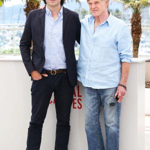 Robert Redford and JC Chandor at event of All Is Lost 2013