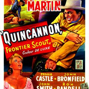 Peggie Castle and Tony Martin in Quincannon, Frontier Scout (1956)