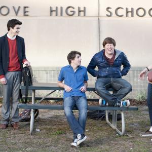 Still of Bubba Lewis Mark L Young Joey Pollari and Zack Pearlman in The Inbetweeners 2012