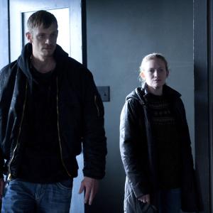 Mireille Enos Joel Kinnaman and Stephen Holder in Zmogzudyste What I Know 2012