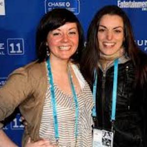 Nora-Jane Noone and director Cathy Brady with Small Change at Sundance Film Festival