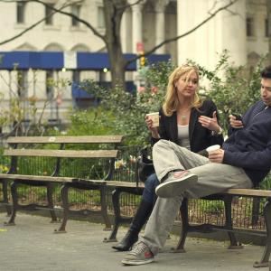 Still of Arielle Kebbel and Alex Karpovsky in Supporting Characters 2012