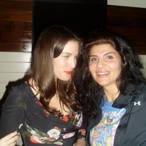 Naz Homa with Actress Liv Tyler