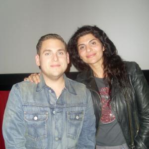 Naz Homa with Actor/Writer/Producer Jonah Hill