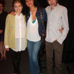 Naz Homa with ActorProducer John Hawkes and Actress Elizabeth Olson