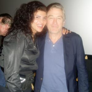 Naz Homa with ActorProducerDirector Robert De Niro