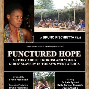 The official poster of Bruno Pischiutta's feature film PUNCTURED HOPE
