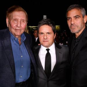George Clooney, Brad Grey, Sumner Redstone