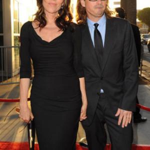 Katey Sagal and Kurt Sutter at event of Sons of Anarchy 2008