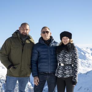 Daniel Craig, Dave Bautista, Léa Seydoux