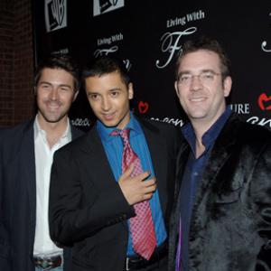 Jai Rodriguez Ted Allen and Kyan Douglas at event of Living with Fran 2005