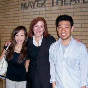 Mariko Nomura, Sharon Jordan, and Daishi Takiishi at Id screening. Daishi Takiishi directed Id.