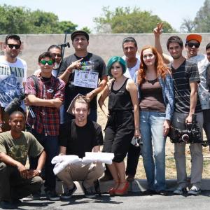 Crooked Transit cast and crew. Written and directed by Joshua Gutierrez.