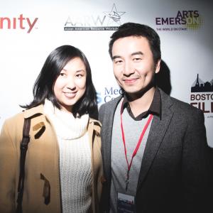 Mimi Chan and S. Leo Chiang at the Boston International Film Festival