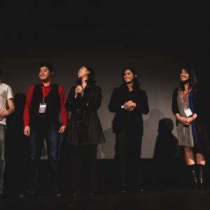 Boston Asian American Film Festival filmmakers and actors. Middle: Mimi Chan and Boo Boo Stewart