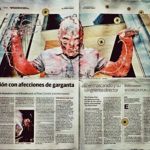 TOK MAKES FRONT PAGE HEADLINES IN SPAIN AT THE SAN SEBASTIAN HORROR FILM FESTIVAL.