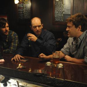Still of Mark Duplass, Paul Scheer and Jonathan Lajoie in The League (2009)