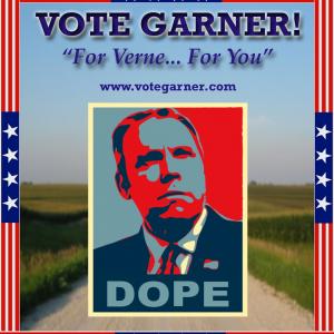 Robert Watzke as Garner St John in Vote Garner!