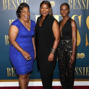 Queen Latifah, Mo'Nique and Tika Sumpter at event of Bessie (2015)
