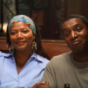 Still of Queen Latifah and Roger R Cross in Mad Money 2008